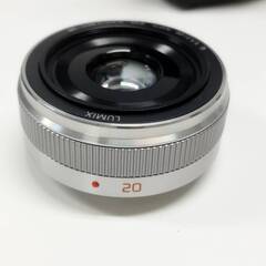 【良品】Panasonic LUMIX G 20mm F1.7 Ⅱ ASPH/H-H020A/単焦点レンズの画像