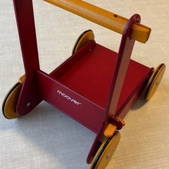 木製　手押し車　おもちゃの画像