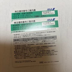 ANA株主優待券の画像
