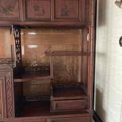 木彫飾り棚　HDW1250x350x1210の画像