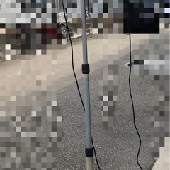 【中古作業灯】日動　蛍光灯ライト　二灯式軽量三脚仕様の画像