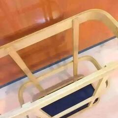 【新品未使用】バンブー/竹製 傘立て レクタングル☆パール金属の画像