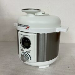【未使用品】コイズミ 電気圧力鍋 LPC-T1201 ヘルツフリー 2022年製 動作確認済 ホワイト 調理器具 調理家電 2.0L 取扱説明書付き Y2296の画像
