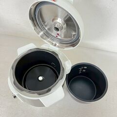 【未使用品】コイズミ 電気圧力鍋 LPC-T1201 ヘルツフリー 2022年製 動作確認済 ホワイト 調理器具 調理家電 2.0L 取扱説明書付き Y2296の画像