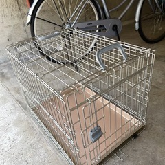 折り畳み式 ペットケージ の画像