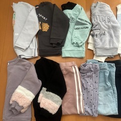 冬服　女の子　110-120 長袖　長ズボン　まとめて　セットの画像
