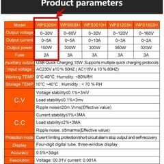 CVCC電源（0～30V, 0～5A）の画像