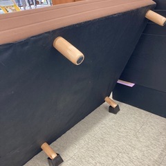 【ジモティー割引で最大15％OFF⭐️】 セミダブルマットレスベッド ブラウンの画像