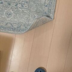 ニトリ ラグマット　グレー　235cm×160cm NHリザの画像