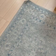 ニトリ ラグマット　グレー　235cm×160cm NHリザの画像