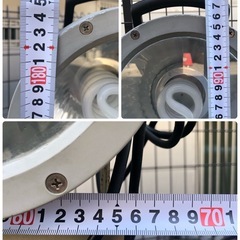 【中古作業灯】日動　蛍光灯ライト　二灯式軽量三脚仕様の画像