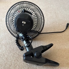 クリップ扇風機の画像