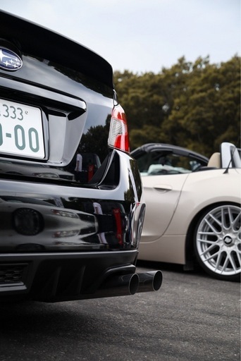 WRX STI VAB VAG マフラー　ワンオフ