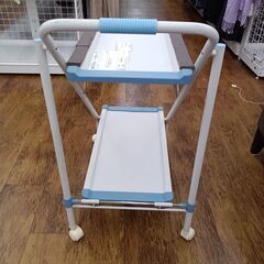 ★リユースのサカイ水戸店★  キッチンワゴン グレー H79.5×D44×W64 クリーニング済み MT5669の画像