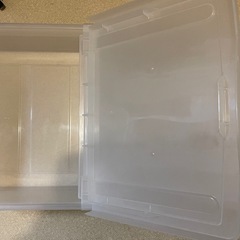 美品　ベッド下収納クリアケース 91.0×50×20.5cmの画像