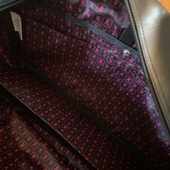 スクールバッグ  PLAYBOY 黒  キーホルダー付の画像