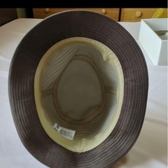 レディース　帽子　Sサイズ　ブラウンの画像