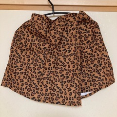 Fluffy BROTHERS 】ヒョウ柄キュロット　ブラウンM 美品　秋冬春の画像