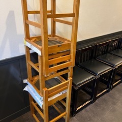 飲食店向けイス6脚　おまけ付の画像