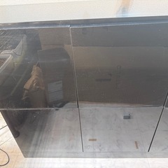 鏡面スクエアキャビネット【横6枚扉タイプ】 リビング収納 キッチン収納 本棚の画像