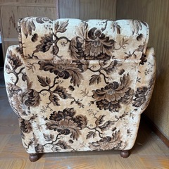 【美品】昭和レトロ　ひとり掛けソファの画像