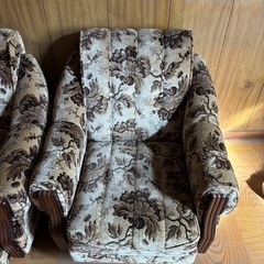 【美品】昭和レトロ　ひとり掛けソファの画像