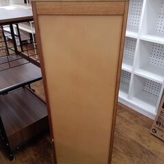 ★リユースのサカイ水戸店★  収納棚 ブラウン H112×D40×W40 クリーニング済み MT5675の画像