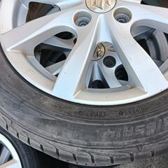 スズキ+DUMLOP 155/65R14/14インチタイヤホイールセットの画像