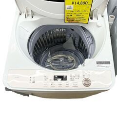 【ドリーム池田店】◎ジモティー割対象品◎シャープ　6kg洗濯機　ES-GE6E　2020年製　給水ホース付き　IKX-915の画像