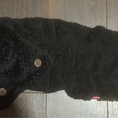 スヌーピー ネックウォーマー ブラック PEANUTSの画像