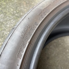 BRIDGESTONE 275/35R19 1本　POTENZA RE004の画像
