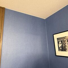 貼ってはがせるリノベウォールシート（無地） ソリッド ダークブルー  横90cm×縦250cmの画像