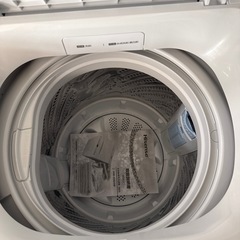 2024年　ハイセンス  洗濯機　5.5kg 新型の画像