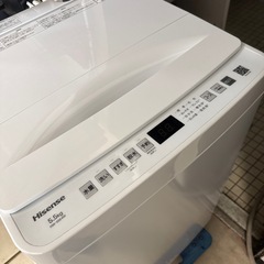 2024年　ハイセンス  洗濯機　5.5kg 新型の画像