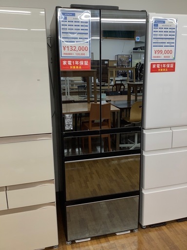 90分の無料軽トラック貸出サービス！【HITACHI】6ドア冷蔵庫（R-KXCC50S）のご紹介です!