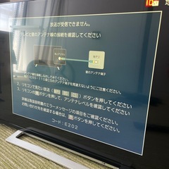 TOSHIBA REGZA 43インチてれびテレビの画像