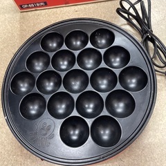 山善　ヤマゼン　たこ焼き器　OP-6518（R）の画像