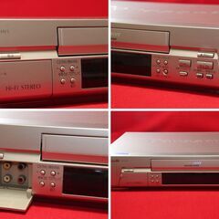 ビデオデッキ + ビデオクリーナー + VHSディズニービデオの画像