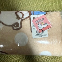 スヌーピーバスタオルの画像