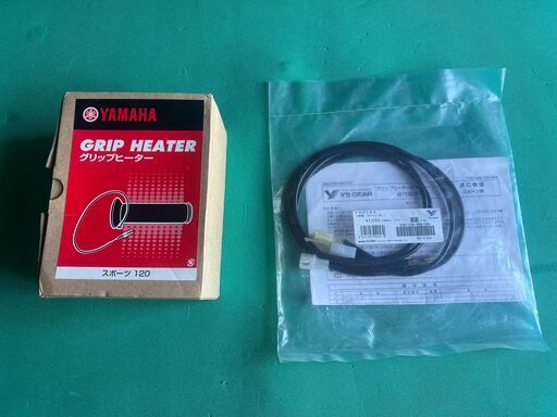 ワイズギヤ｜グリップヒーター ＆ ワイヤーリード セット｜新品未開封｜＊車種：スポーツ120