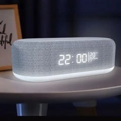 携帯充電、時計、LED、アラームの画像