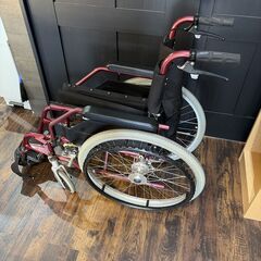 車いす アルミ製 自走 ハンドブレーキの画像