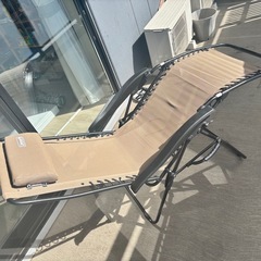 コールマンインフィニティチェア ベージュの画像