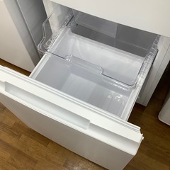 90分の無料軽トラック貸出サービス！【SHARP】2ドア冷蔵庫（SJ-D15J-W）のご紹介です!の画像