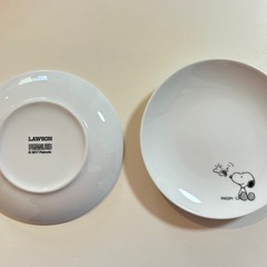 新品・未使用 スヌーピーホワイトお皿の画像
