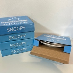 新品・未使用 スヌーピーホワイトお皿の画像