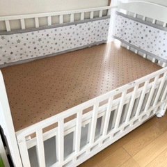 　日本製ベビーベット8点セット　石崎家具エリーゼの画像