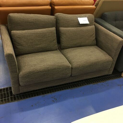 ★リユースのサカイ横浜南店★YM1494  2人掛けソファ ブラウン W140×D80×H80 クリーニング済み