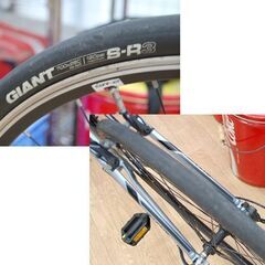 クロスバイク 27インチ GIANT ESCAPE RX Mサイズ 2×9 グレー系 自転車 ジャイアント エスケープ 札幌市 清田区 平岡の画像