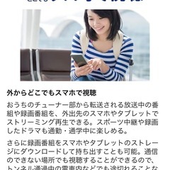 多機能テレビ、プライベートビエラ【防水、外出先で視聴可、HDD録画(予約)可の画像